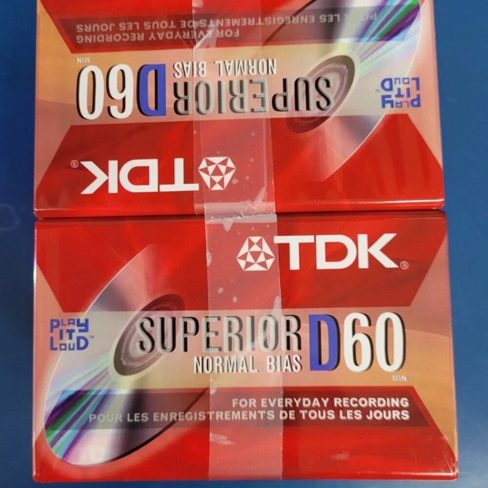 MIXED LOT OF 8 TDK D60 Superior & 2 SONY 90 CASSETTE TAPES (10 TOTAL)